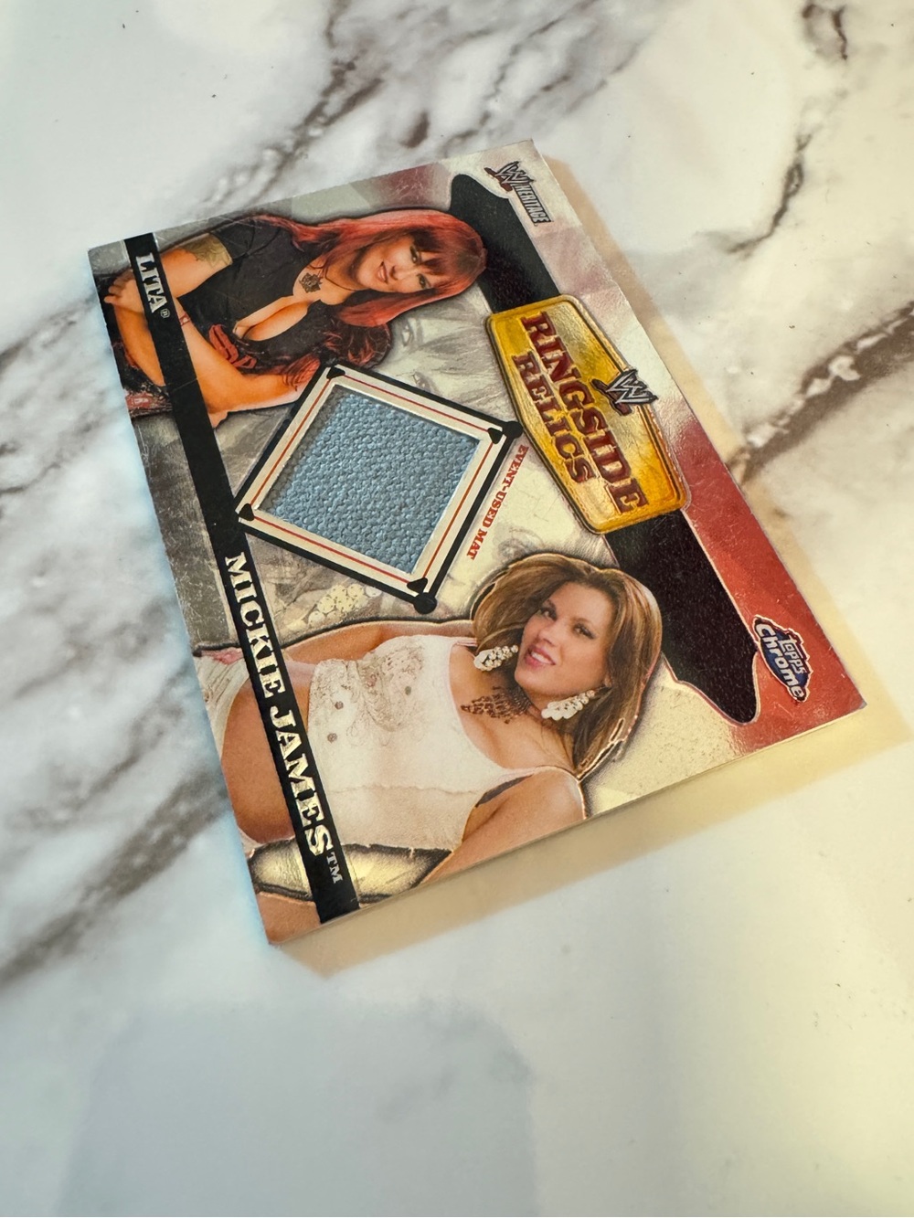 WWE Ringside Relics Lita vs. Mickie James